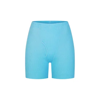 SKIMS WAFFLE BOXER Boxer Shorts Women's CYAN/Cyan