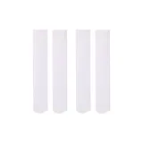 Over-The-Knee Socks White 4 Pack