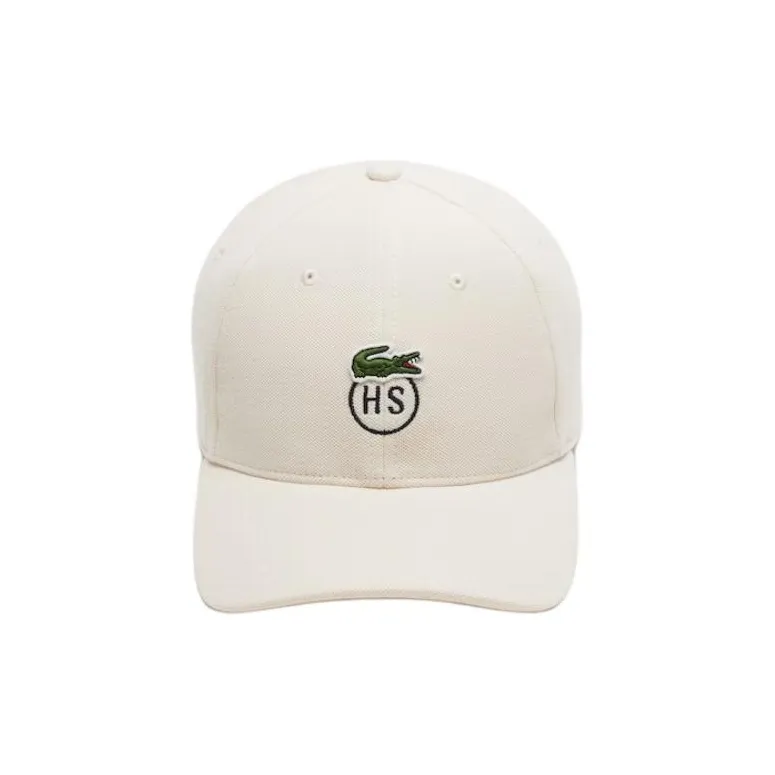 LACOSTE Cotton Baseball Caps Unisex Beige-1