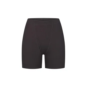 SKIMS WAFFLE BOXER Boxer Shorts Women's Ash/Gray Ash