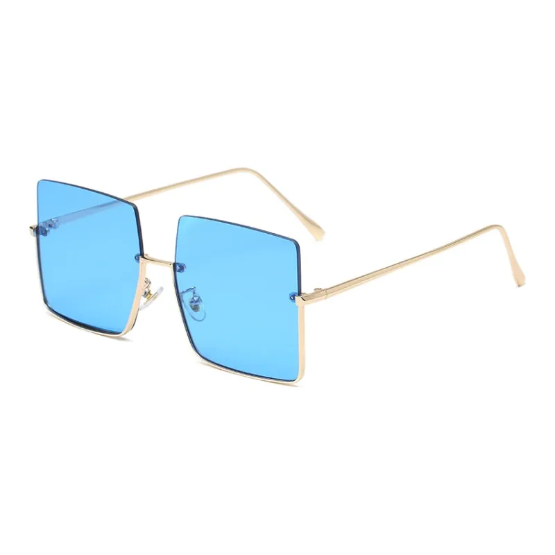 SOMAN Metal Irregular Shape Sunglasses Unisex-7