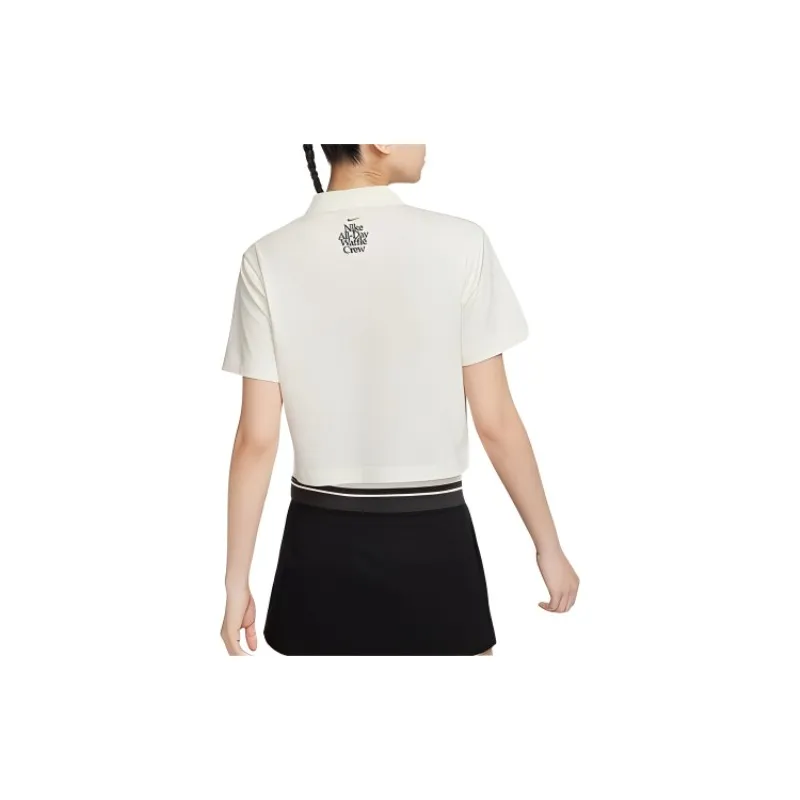 Nike Polo Shirt Women's Milk White-1