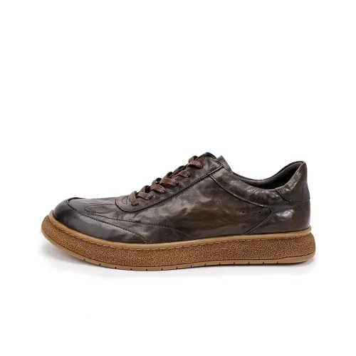 Brounvanm Casual Shoes Men's Coffee