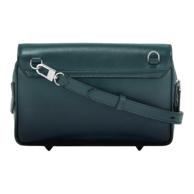 MONTBLANC Meisterstuck Full Grain Cow Leather Messenger Bag, Shoulder Bag, Crossbody Bag Men's British Green-3