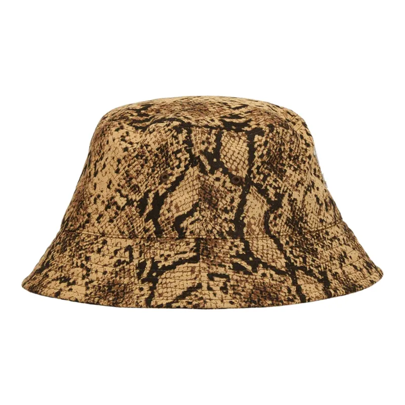 Stussy Polyester Bucket Hats Unisex Brown-3