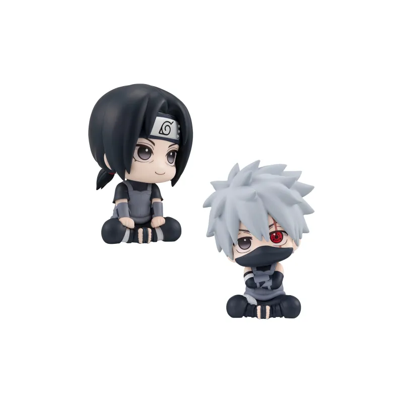 MegaHouse Naruto LOOKUP Dark Side Kakashi+Dark Side Itachi Bonus Included Chibi Figures-1