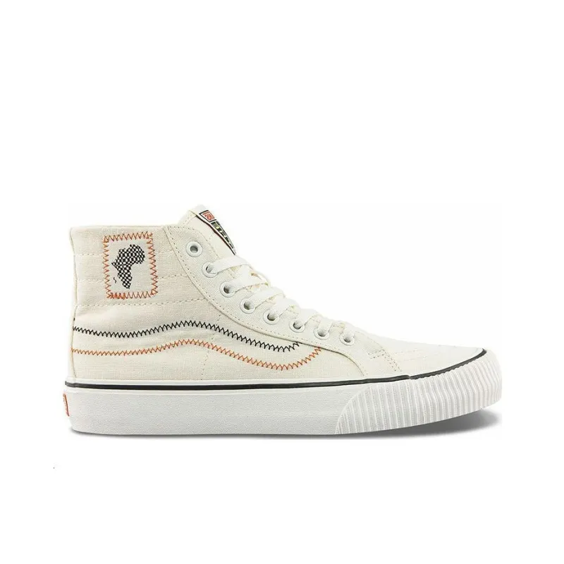 Vans Juju Surf Club X Vans SK8 HI 'White Orange Black'-1