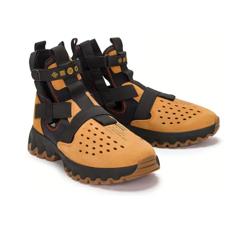 Timberland Greenstride Edge Lace Up Boot Sandals 'Wheat Black'-3
