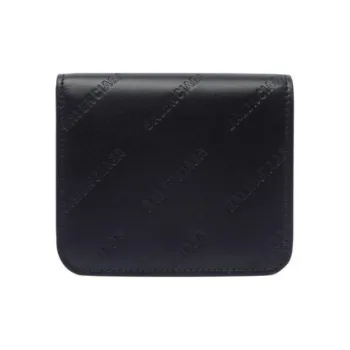 Balenciaga Logo Embossed Cash Flap Cardholder