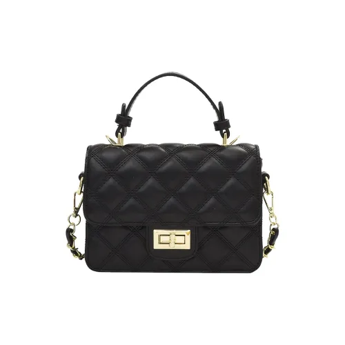 Bywhich PU Handbag Shoulder Bag Crossbody Bag Women's Black/Pink