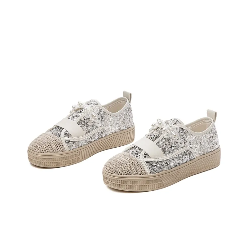 JOSINY Espadrilles Women's Ecru/Silver-2