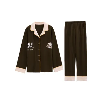H-YXIANG Pajama Set Women's Dark Army Green