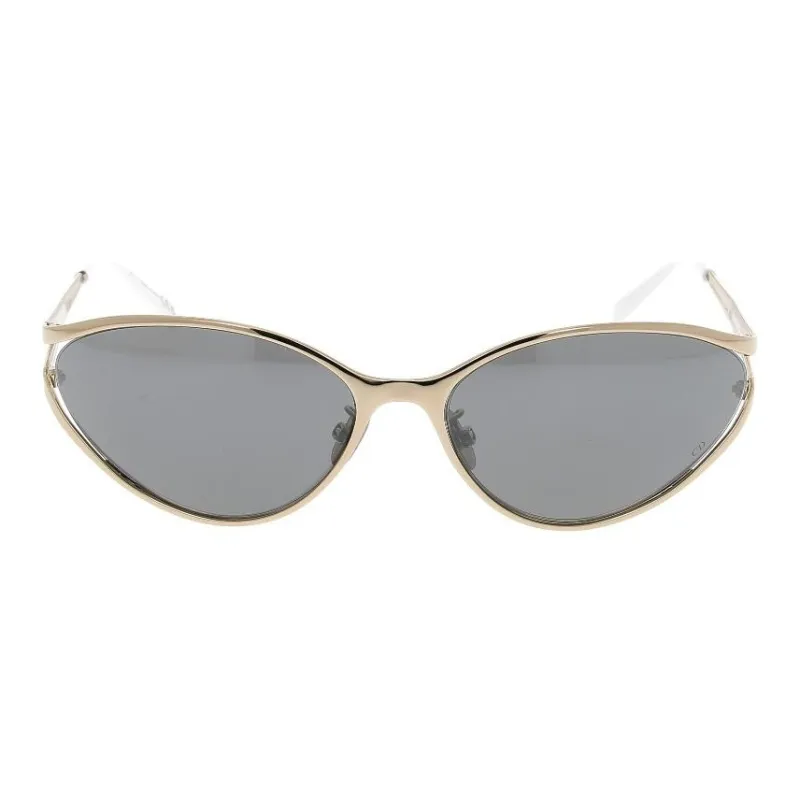 DIOR   Irregular Shape Sunglasses Men's Gold-1
