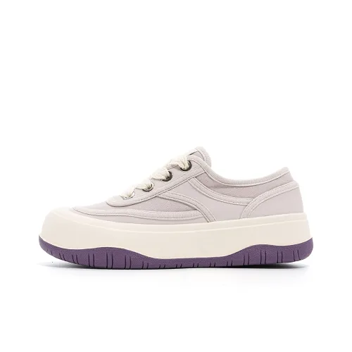 C°BANNER Skateboard Shoes Women's Low-Top Purple