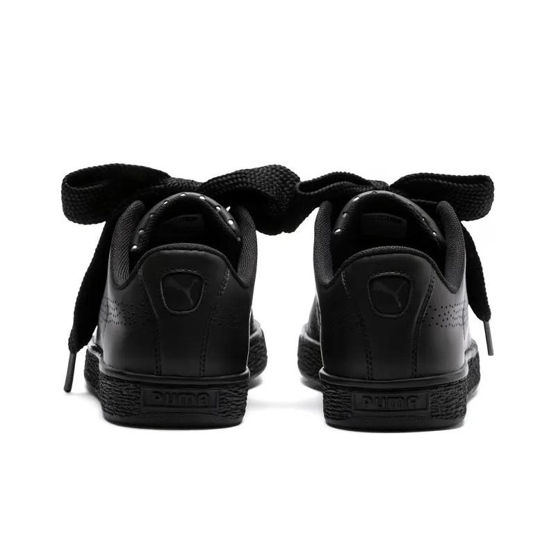 PUMA Basket Heart Ath Lux Black Women's-4