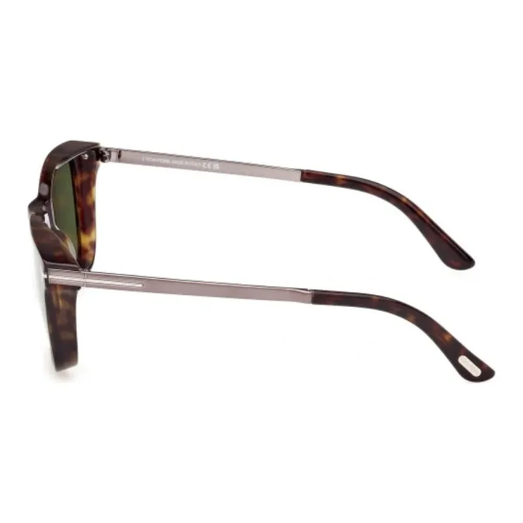 TOM FORD Sinatra Square Frame Sunglasses-6