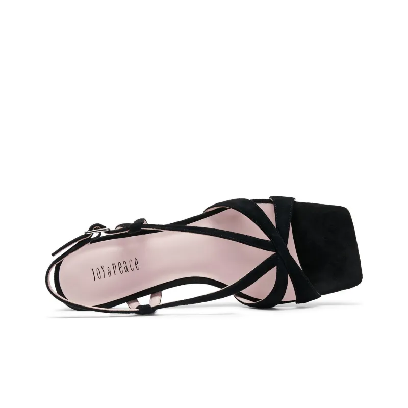 Joypeace Elegance Responsibility One Strap Sandals 4cm Women's-2