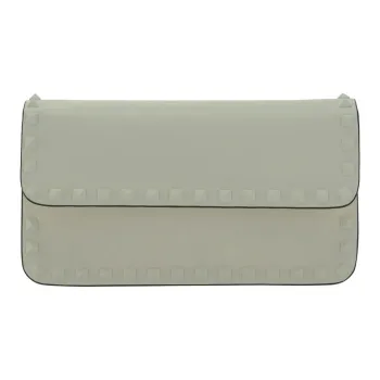 Valentino GARAVANIRockstud Calfskin Crossbody Bag Shoulder Bag Women's Light Green