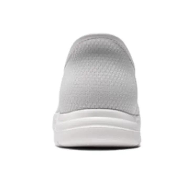 Skechers Slip Ins Cushioning, Wear Resistant Low Top Casual Shoes Women's Light Gray-3