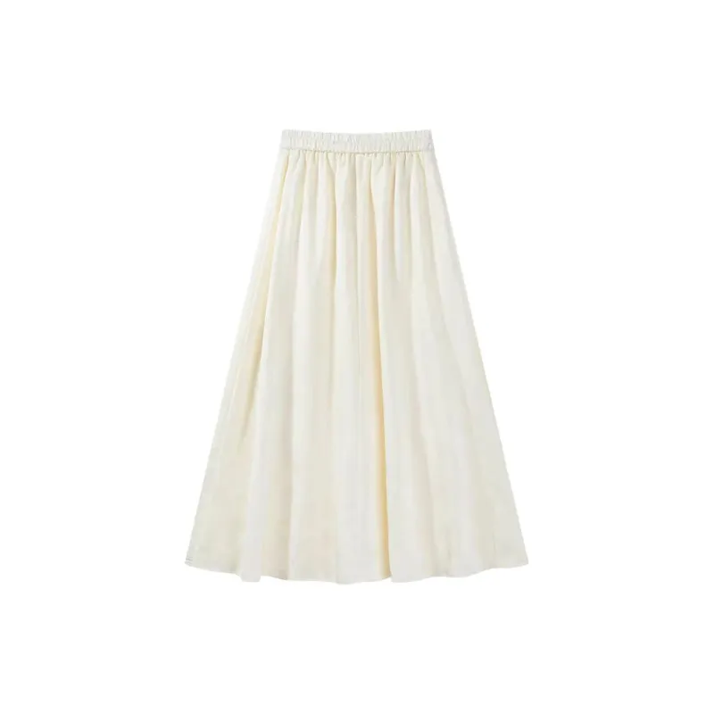 GLEE DIARY Casual Long Skirt Women's-1