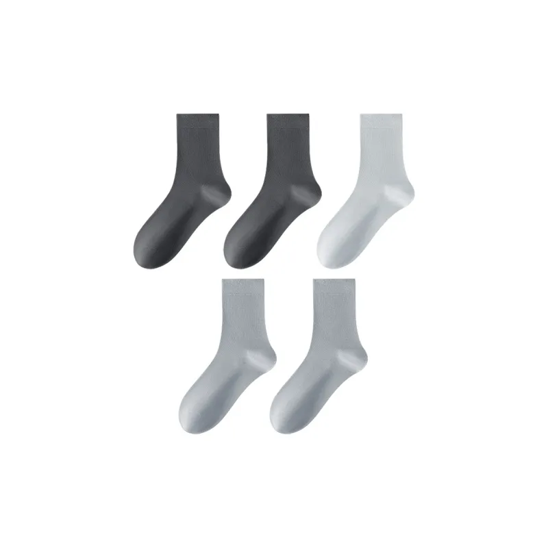 MIIOW Knee High Socks Men's 5 Pack-24
