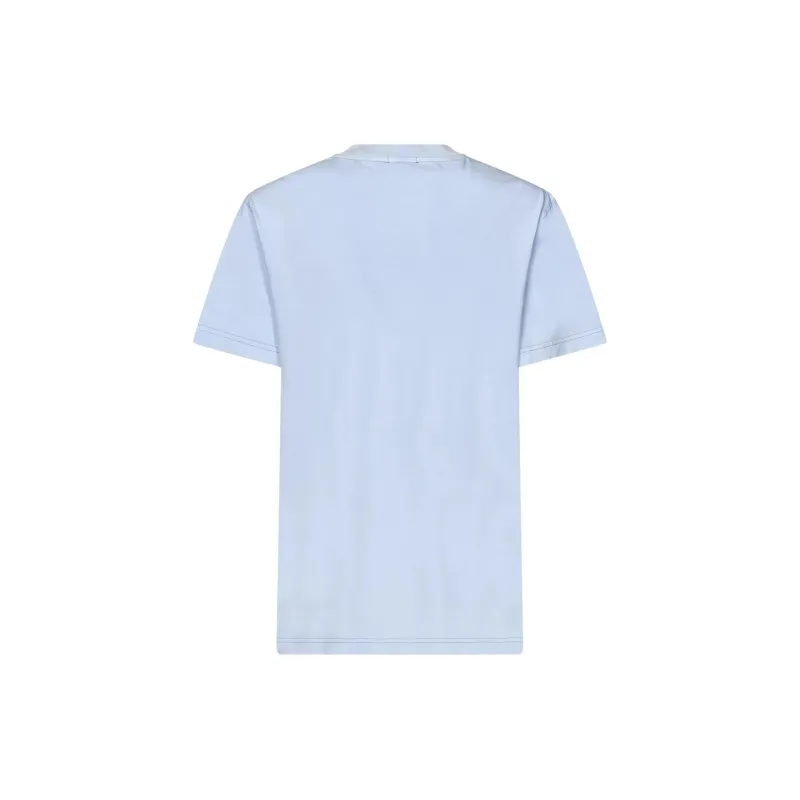 LACOSTE Logo embroidered Cotton T shirt-1