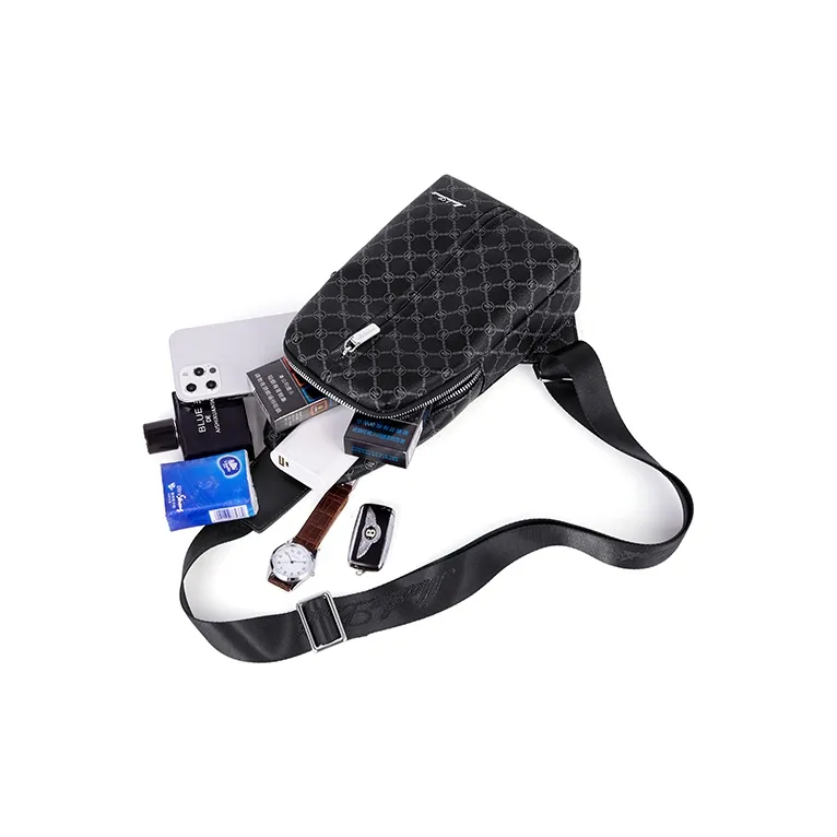 MashaLanti PVC Bonded Microfiber Synthetic Leather Shoulder Bag Crossbody Bag Sling Bags Medium Size Men's-6