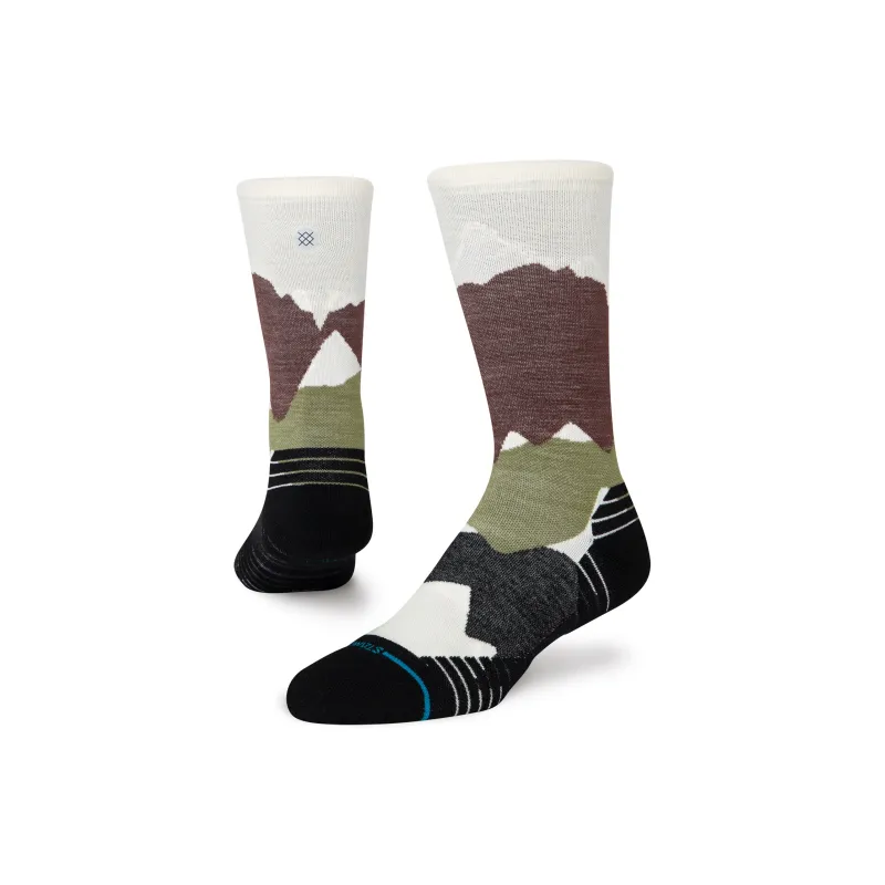 Stance Mid Calf Socks Unisex 1 Pack Brown-0