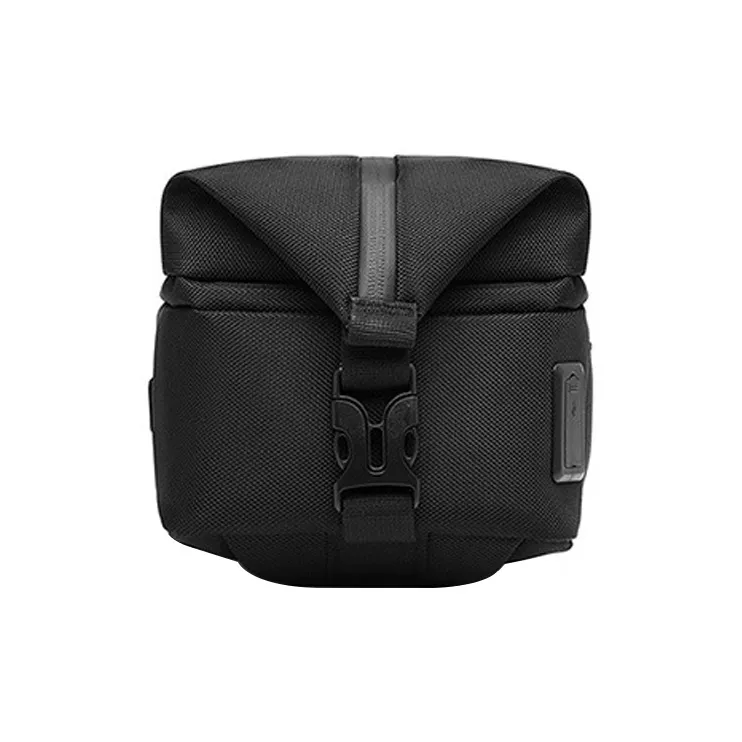 CMLZIUA High quality Fabric Fanny Pack Regular Men's Black-3