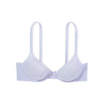 Victoria's Secret BODY By VICTORIA Collection 8442 Push Up Invisible Lift Unlined Smooth Bra Women's Blue