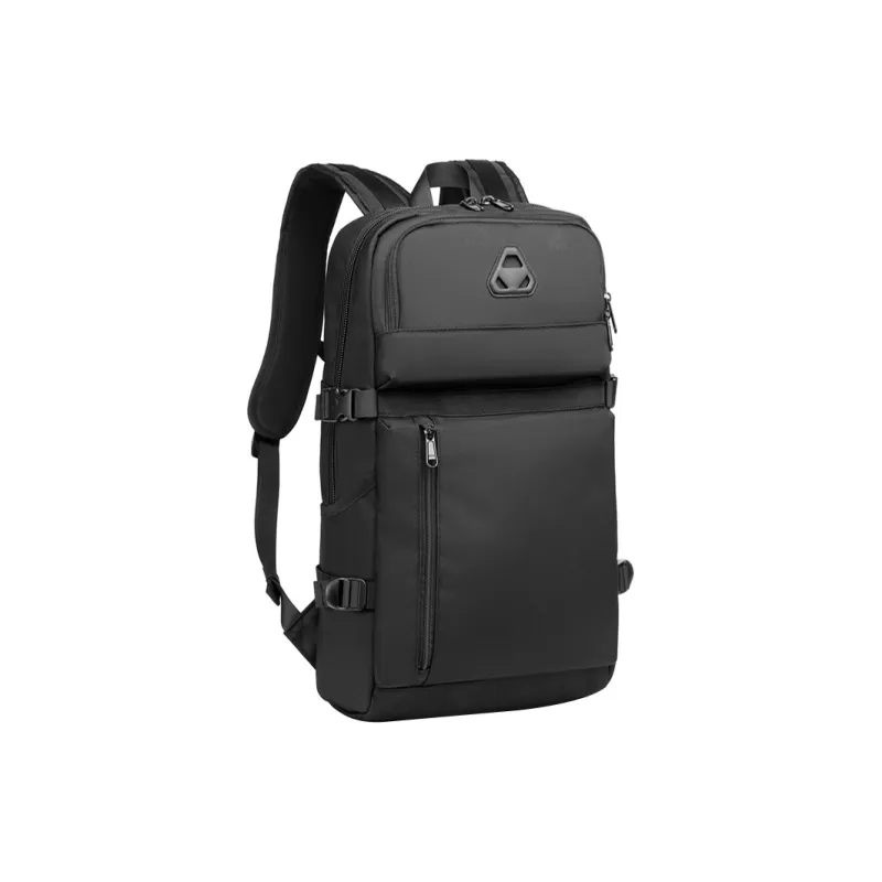 CMLZIUA High quality Fabric Backpack Regular Men's Black/Dark Gray-2