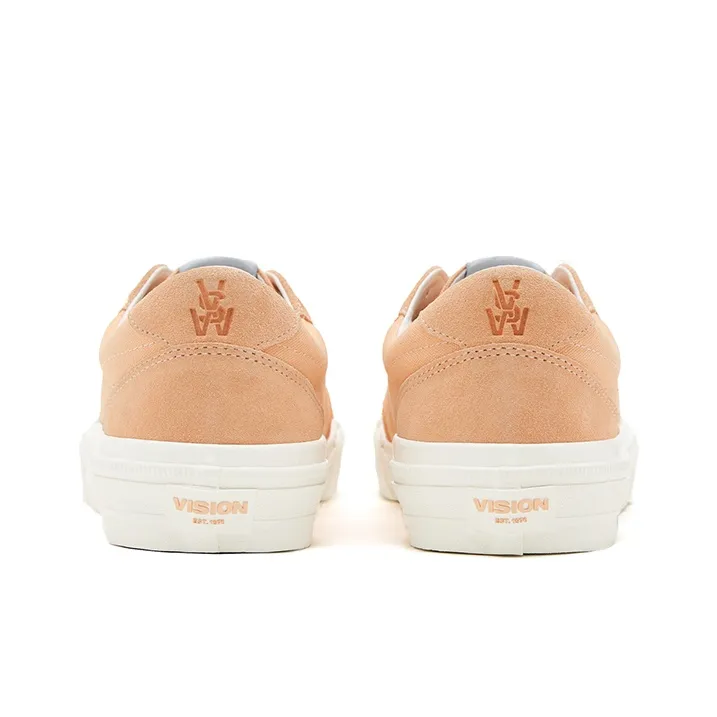 Vision Street Wear Flat Top Low Top Skateboard Shoes Unisex Soft Peach-4