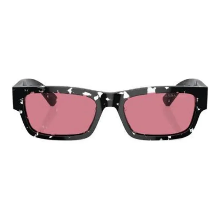 PRADA Tortoiseshell Rectangle frame Sunglasses-1