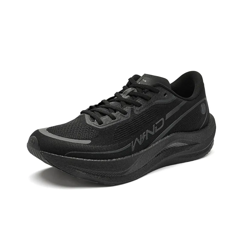 QIAODAN Strong Winds 2.0 PRO Cushioning Anti Slip And Wear Resistant Low Top Running Shoes Women's Black-2