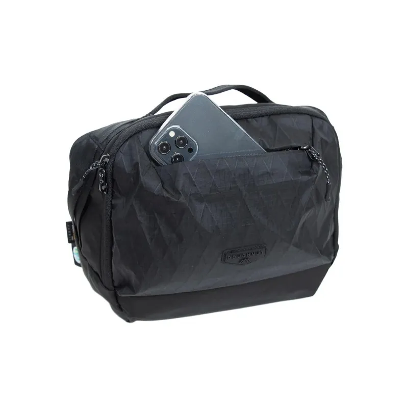 Doughnut Nylon Messenger Bag Crossbody Bag Shoulder Bag Unisex Black-5