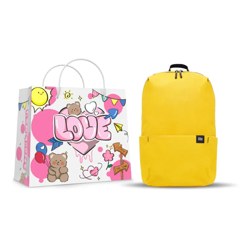 MI Polyester Backpack Regular Unisex Multicolor-4
