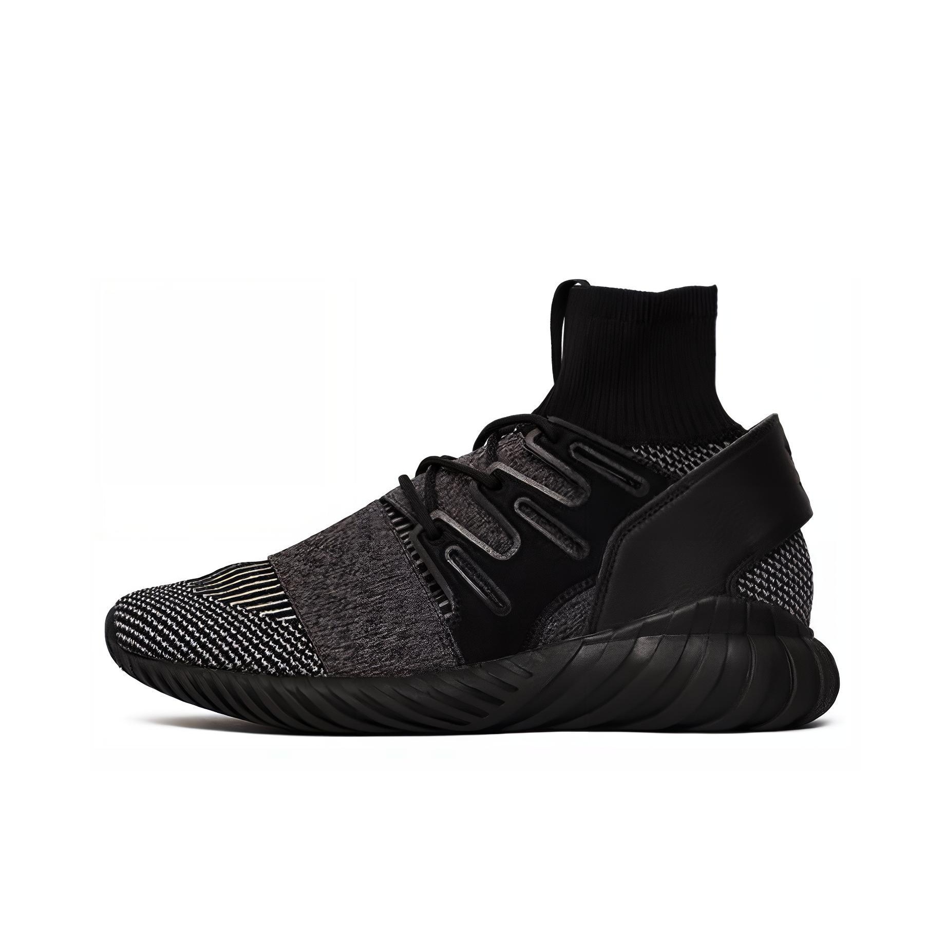 Adidas Originals Tubular Doom Pk Black Black Grey POIZON