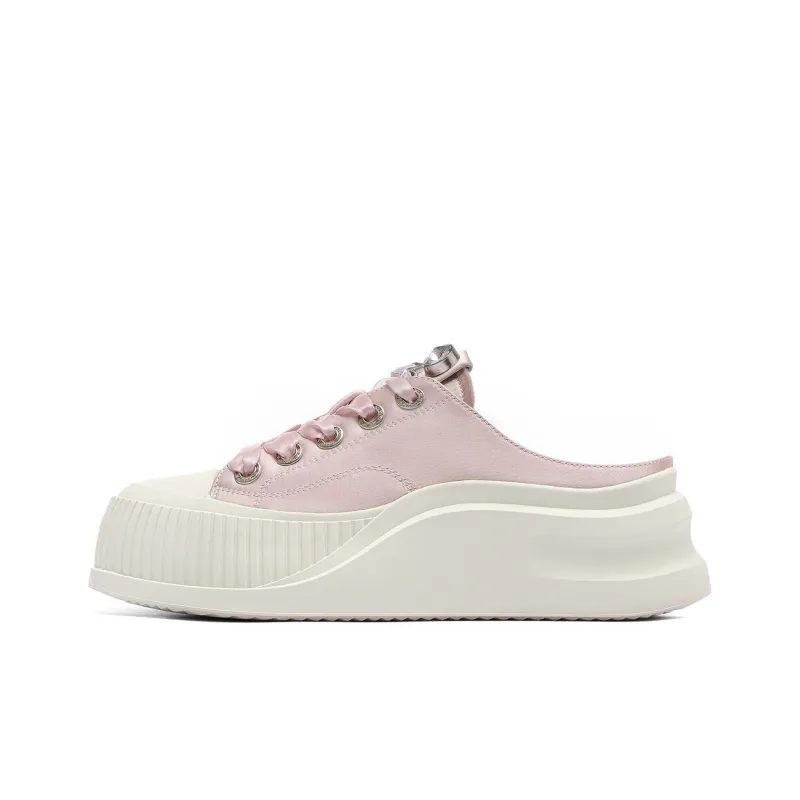 C°BANNER Canvas Shoes Women's Low Top Pink-0
