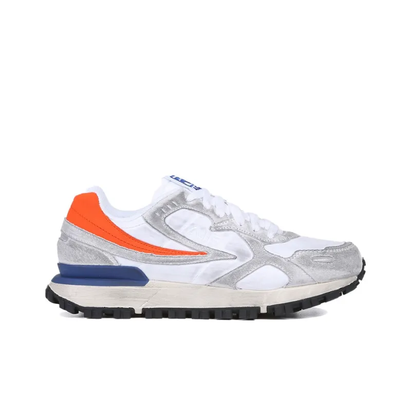 FILA Zagato Washing Low Top Running Shoes Grey/Orange/Blue-1
