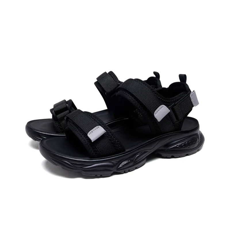 WARRIOR Beach Sandals Women's Black, Beige-3