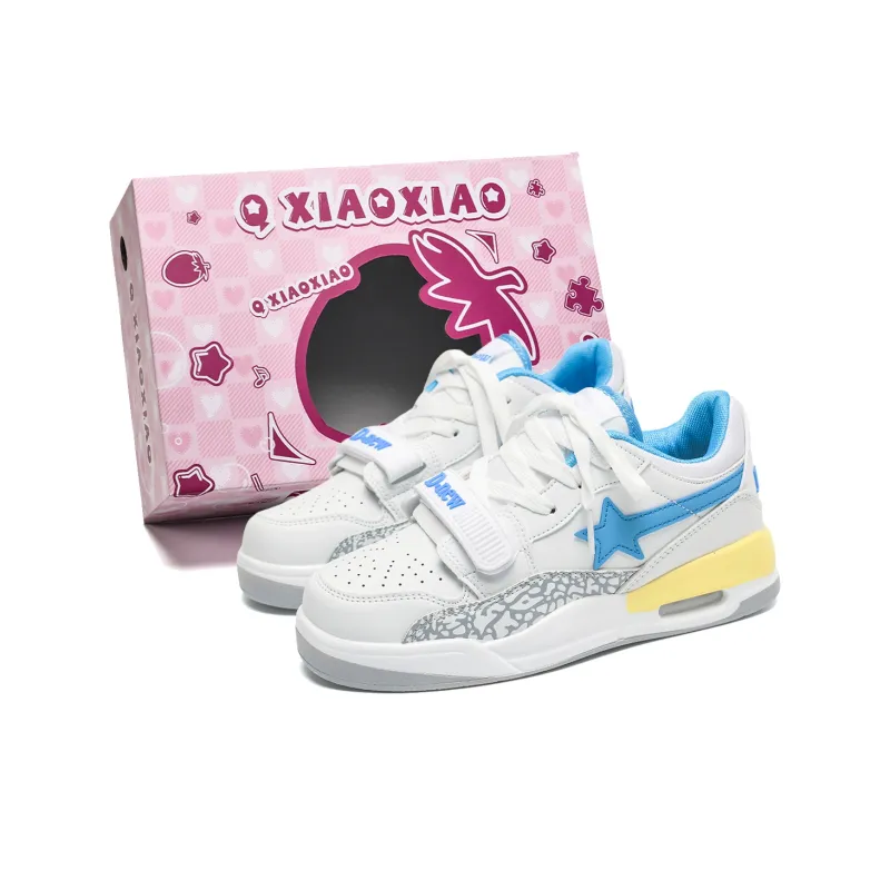 Circle Small Cushioning Coverage Wear-Resistant Lightweight Slip-Resistant Low-Top Skateboard Shoes Unisex-5