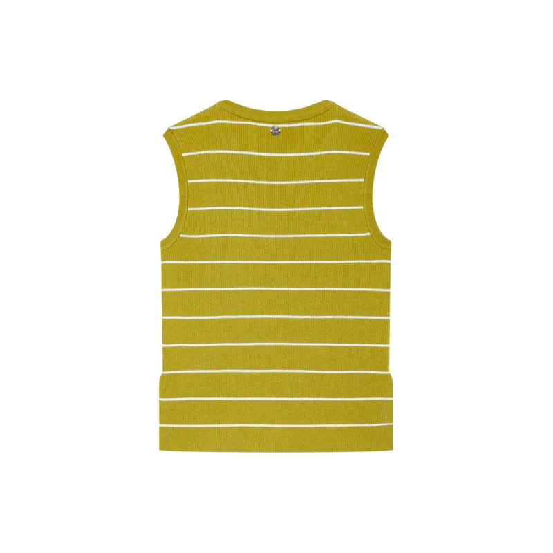 DKNY SS24 Tank Top Women's Ginger Yellow-1