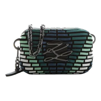 KARL LAGERFELD Polyurethane Shoulder Bag Crossbody Bag Women's Green