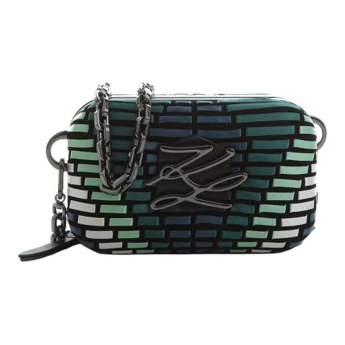 KARL LAGERFELD Polyurethane Shoulder Bag Crossbody Bag Women's Green