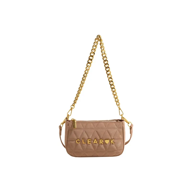 NOMK PU Shoulder Bag Crossbody Bag Regular Women's Black/White/Pink/Khaki-12