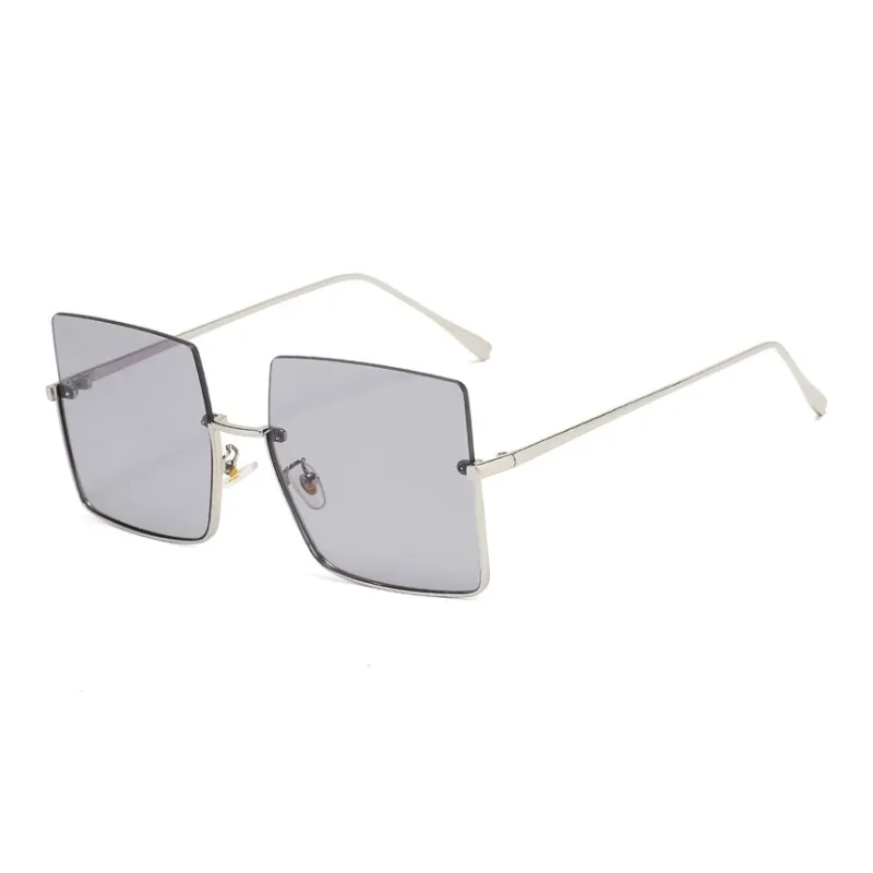 SOMAN Metal Irregular Shape Sunglasses Unisex-6