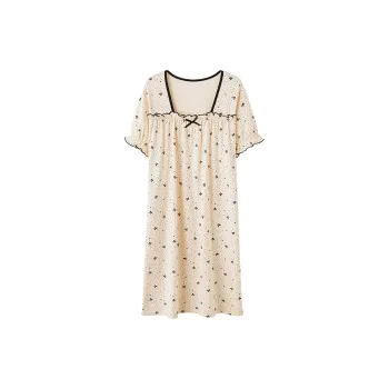 The Story Of The Flower Season Nightgown Women's Apricot