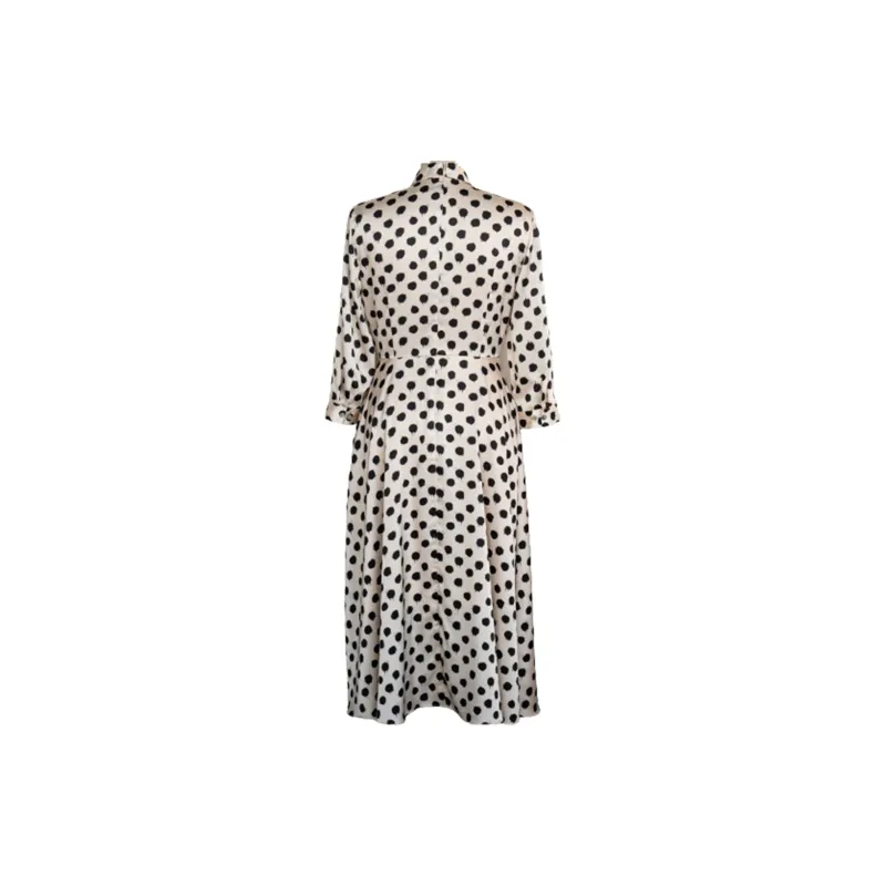 ROEYSHOUSE Long Sleeved Dress Women's Polka Dot-1