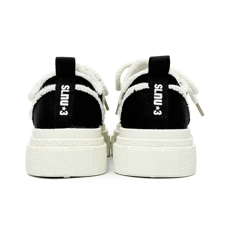 SLnU★3 Anti-Slip And Wear-Resistant Height Increasing Low-Top Canvas Shoes Unisex-17