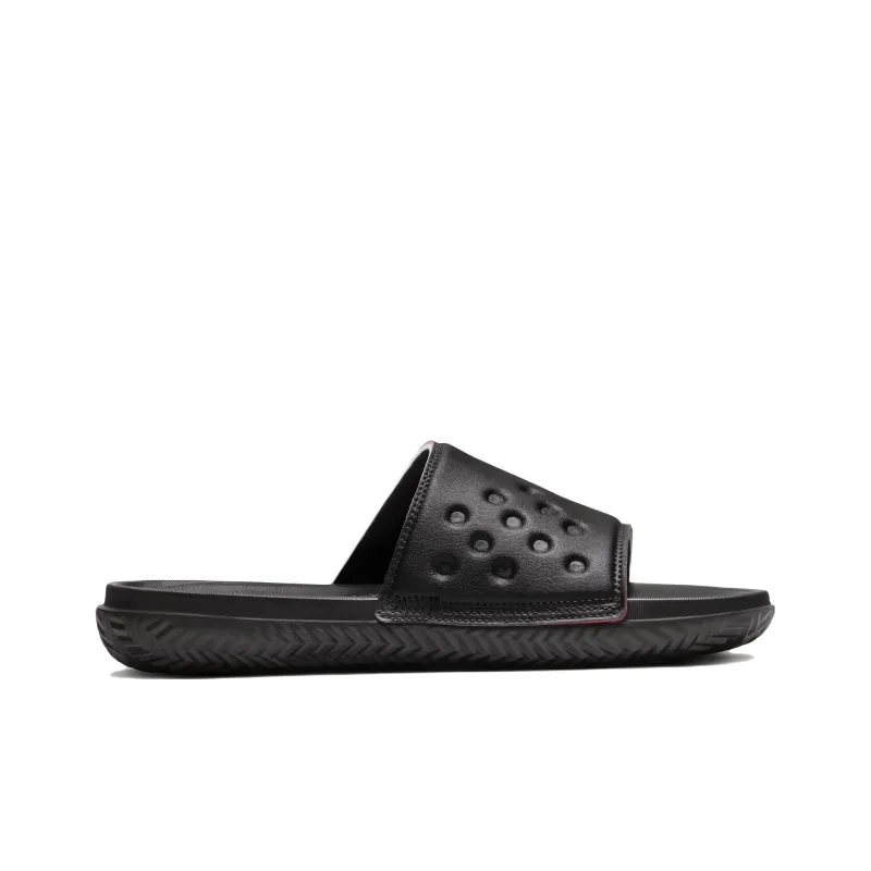 JORDAN Play Slide Black University Red-1